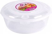 lunchbox Moscu 2,8 liter 24 x 9,5 cm transparant