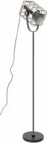 vloerlamp Cage 158 cm E27 staal/PVC zwart