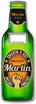 flesopener Martin 8,5 x 6 cm staal groen/bruin