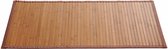 deurmat antislip 50 x 80 cm bamboe naturel/bruin