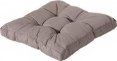 loungekussen Florance Panama 60 x 60 cm katoen taupe