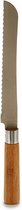 broodmes BigBuy Home 32 cm staal zilver/bruin