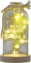 stolp Giving Nature A Home led 13 x 25 cm glas naturel