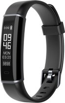 Lintelek Activity Tracker - Smartwatch Dames en Heren - ID130 HR - Smartwatch iOS & Android - GPS Horloge - Zwart