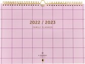 A-Journal Weekplanner Familieplanner - 2022/2023 - Lila - 16 maanden