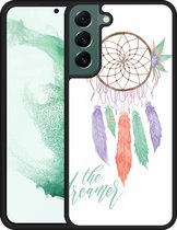 Galaxy S22+ Hardcase hoesje Watercolor Dreamcatcher - Designed by Cazy