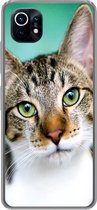 Xiaomi Mi 11 - Chat - Portrait - Yeux - Coque de téléphone en Siliconen