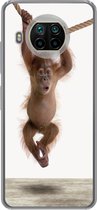 Geschikt voor Xiaomi Mi 10T Lite 5G hoesje - Aap - Dieren - Kinderen - Orang Oetan - Jongetjes - Meisjes - Siliconen Telefoonhoesje