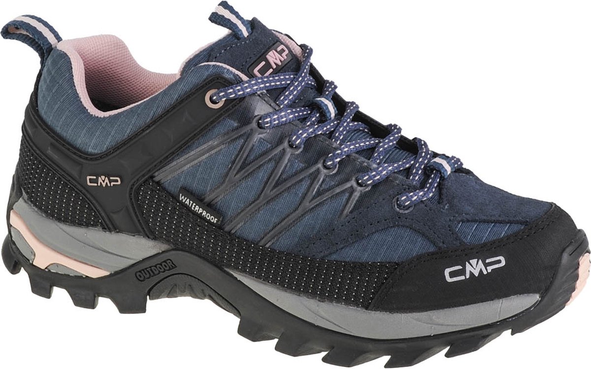 Campagnolo Batai moterims Rigel Low Wmn Trekking Shoe Wp Asphalt-Antracite-Rose dydis 41 Blauw