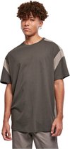 Urban Classics Heren Tshirt -L- Active Zwart/Grijs