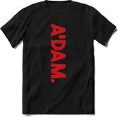 A'Dam Amsterdam T-Shirt | Souvenirs Holland Kleding | Dames / Heren / Unisex Koningsdag shirt | Grappig Nederland Fiets Land Cadeau | - Zwart - S