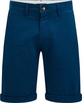WE Fashion Heren slim fit chinoshort met stretch