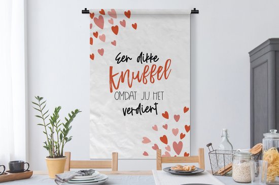 Tapisserie - Tissu mural - Guéris bientôt - Proverbes - Câlins - Nounours cm - Tapisserie