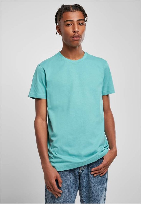Urban Classics - Basic Heren T-shirt - XS - Blauw