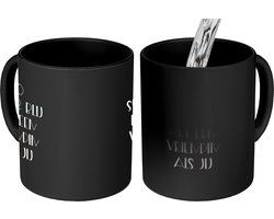 Magische Mok - Foto op Warmte Mokken - Koffiemok - Vriendschap - Vriendin - Quotes - Zo super blij met een vriendin als jij - Spreuken - Magic Mok - Beker - 350 ML - Theemok - Goedkope kadootjes - Mok met tekst