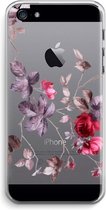 Case Company® - iPhone 5 / 5S / SE (2016) hoesje - Mooie bloemen - Soft Cover Telefoonhoesje - Bescherming aan alle Kanten en Schermrand