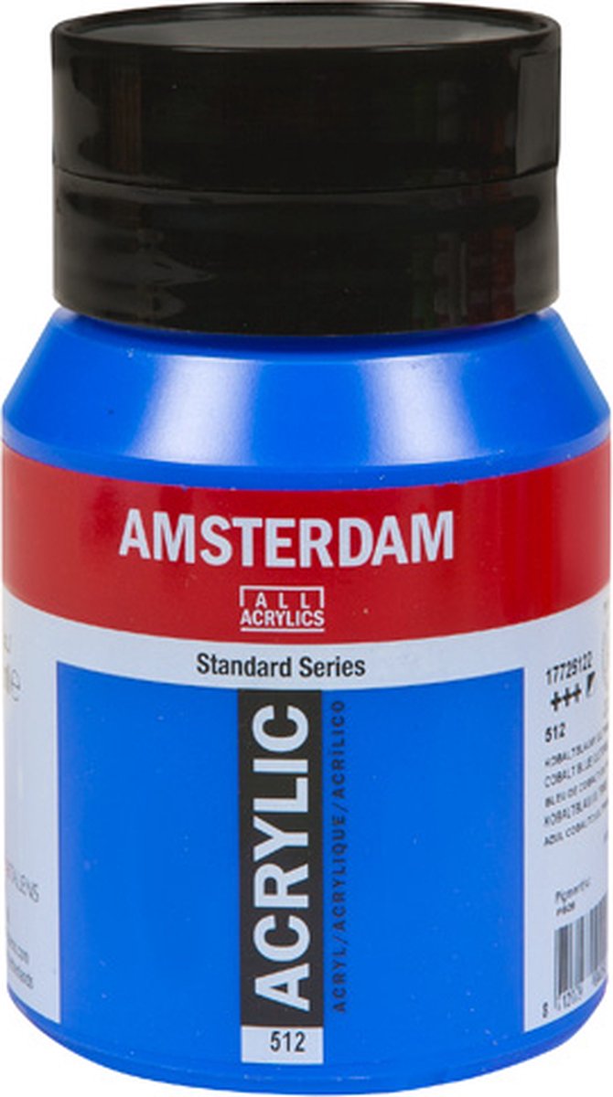 Amsterdam Standard Series Acrylverf Pot 500 ml Kobaltblauw (Ultramarijn) 512