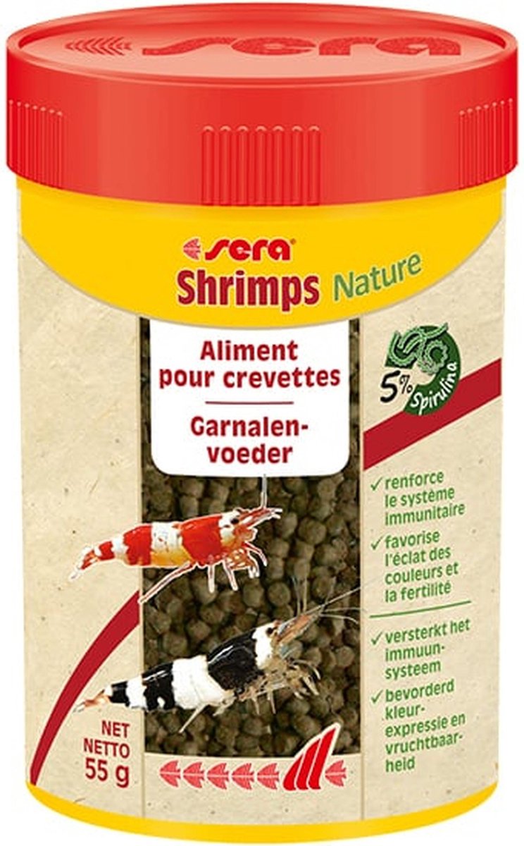 Shrimps nature 100 ml - Sera Garnalenvoer