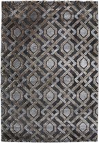 Magic Floor - Tapijt - Vloerkleed - Platin - Grijs - Polyester - (150x80cm)