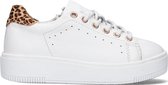 Wysh Squimo Lage sneakers - Leren Sneaker - Meisjes - Wit - Maat 32