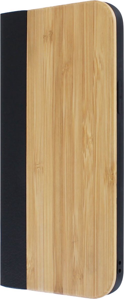 iPhone 13 Pro Bookcase hoesje - CaseBoutique - Hout-look Bamboe - Hout