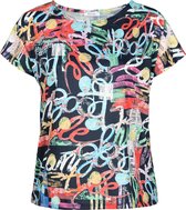 Paprika Dames T-shirt met kleurrijke boodschap - T-shirt - Maat 44 | bol.com