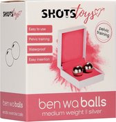 Ben Wa Balls - Medium Weight - Silver - Balls silver