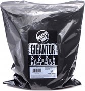 Gigantor XXXL Tapered Butt Plug - Black - Butt Plugs & Anal Dildos black