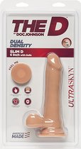 Slim D - 6 Inch with Balls - Flesh - Realistic Dildos flesh