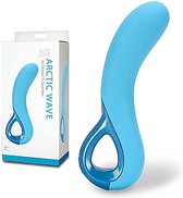 UltraZone Arctic Wave 9x Silicone G-Spot Vibe - Blue - G-Spot Vibrators blue