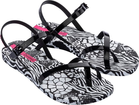 Ipanema Fashion Sandal X Sandalen Dames - Black/White - Maat 40 | bol.com