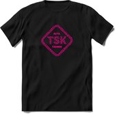 TSK Studio Shirt |Roze | T-Shirt Heren / Dames | Original & vintage | Sport Shirt Cadeau | Maat L