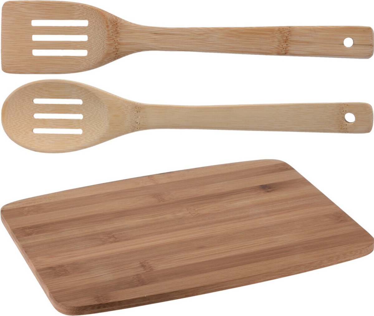 Excellent houseware- snijplank -Houseware Bamboe Snijplank - Met Spatels