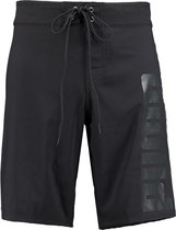 PUMA rits long zwemshort logo zwart - L