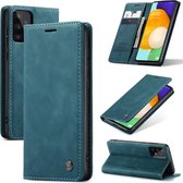 Casemania Hoesje Geschikt voor Samsung Galaxy A33 5G Emerald Green - Portemonnee Book Case