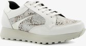 Tudo Volta leren dames sneakers - Wit - Maat 38 - Uitneembare zool