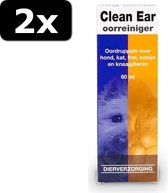 2x CLEAN EAR OORREINIGER 60ML