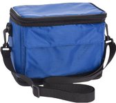 opvouwbare koeltas 35 x 17,5 cm polyester blauw