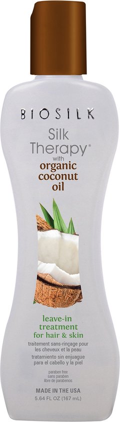 BioSilk Silk Therapy Coconut Oil Leave in Treatment  -167ml