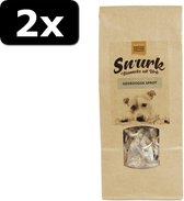 2x SNURK GEDROOGDE SPROT 75GR