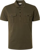 No Excess - Polo Basil - Modern-fit - Heren Poloshirt Maat XXL