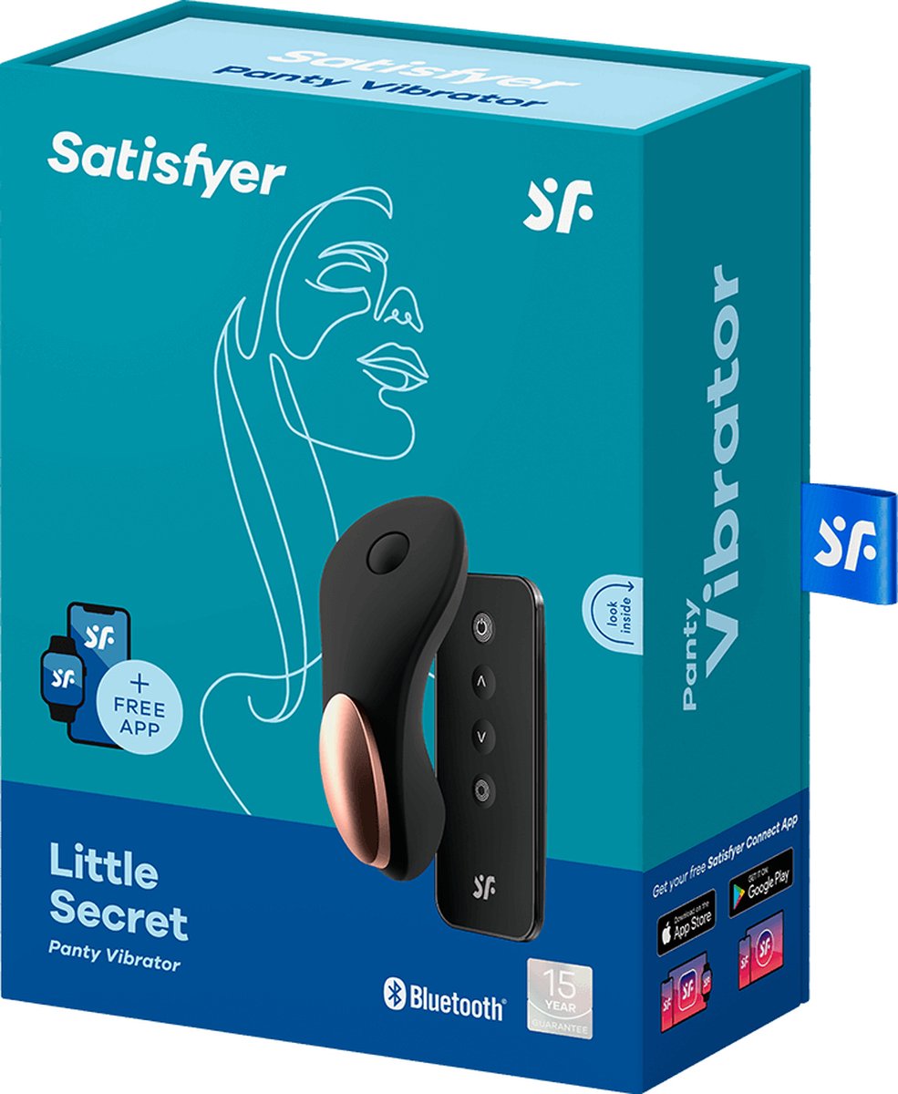 Satisfyer - Little Secret Panty Vibrator Black