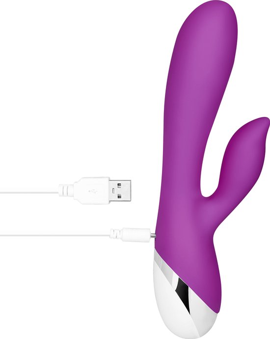 EIS, vibromasseur, silicone Vibromasseur Rabbit, 19,5 cm, silicone  étanche,