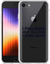 iPhone SE 2022 Hoesje Paused Games - Designed by Cazy