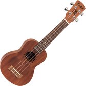 Laka VUS10 Mahogany Series Soprano Ukulele met Carry Bag