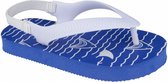 teenslippers Acapulco junior PVC blauw/wit maat 27