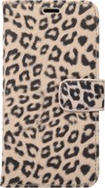 Coque Apple iPhone X - Mobigear - Série Leopard - Bookcase en similicuir - Marron - Coque adaptée pour Apple iPhone X