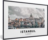 Affiche encadrée Istanbul - Turquie - Architecture - 60x40 cm