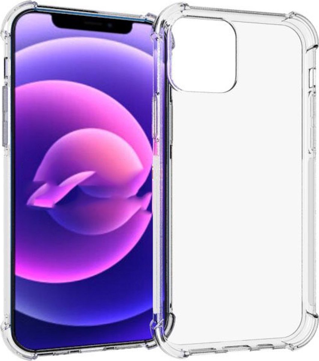 Mobigear Doorzichtig Hoesje geschikt voor Apple iPhone 13 Mini Telefoonhoesje Flexibel TPU | Mobigear Cushion Backcover Shockproof | Doorzichtig Telefoonhoesje iPhone 13 Mini | Schokbestendig iPhone 13 Mini Telefoonhoesje | Anti Shock Proof -