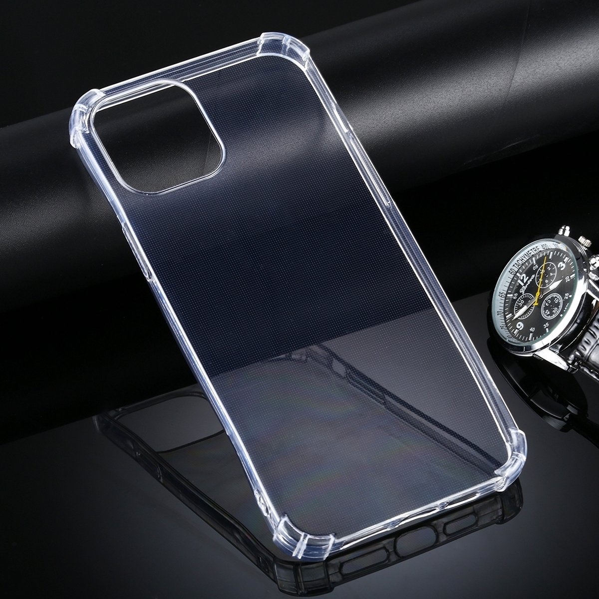 Mobigear Doorzichtig Hoesje geschikt voor Apple iPhone 12 Pro Telefoonhoesje Flexibel TPU | Mobigear Cushion Backcover Shockproof | Doorzichtig Telefoonhoesje iPhone 12 Pro | Schokbestendig iPhone 12 Pro Telefoonhoesje | Anti Shock Proof -